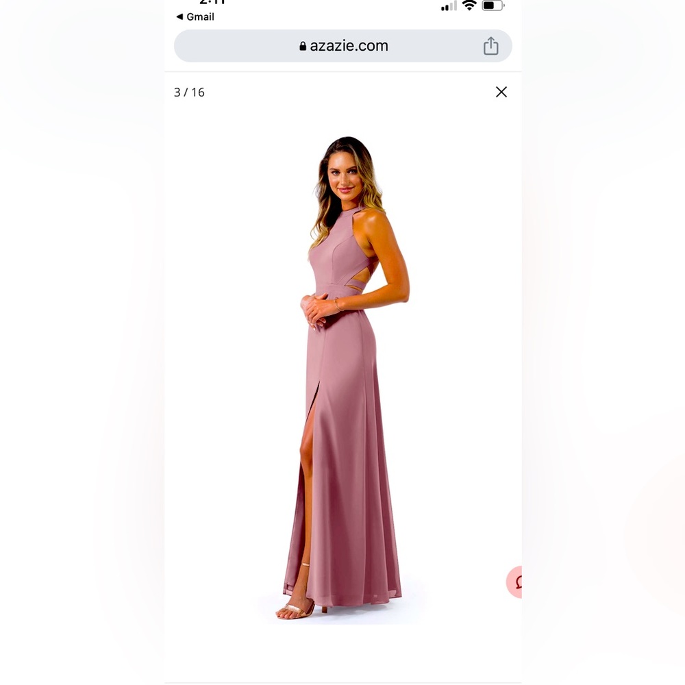 AZAZIE BRIDESMAIDS DRESS: Clarice (style) NWT
Dress Color: Dusty Rose